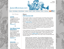 Tablet Screenshot of jamesbowman.net